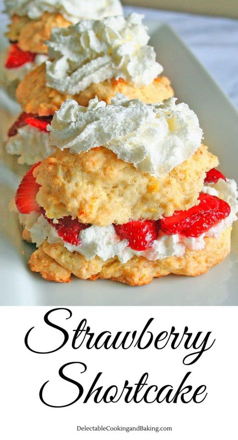 Classic Strawberry Shortcake, Strawberry Shortcake Dessert, Cake Mug, Strawberry Shortcake Recipes, Shortcake Recipe, Salty Cake, Strawberry Desserts, Köstliche Desserts, Classic Desserts