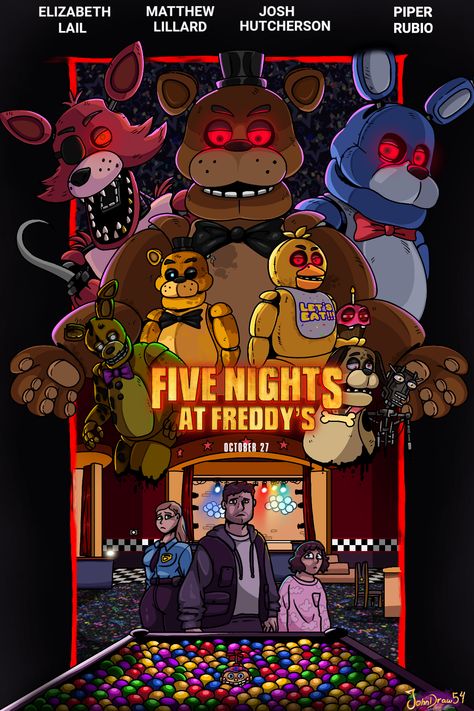 Fnaf Movie Fanart, Freddy Fazbear Fanart, Five Nights At Freddy's Fanart, Five Nights At Freddy's Wallpaper, Five Nights At Freddy's Movie, Fnaf Freddy Fazbear, Freddy Movie, Fnaf Fanart, Fnaf Freddy