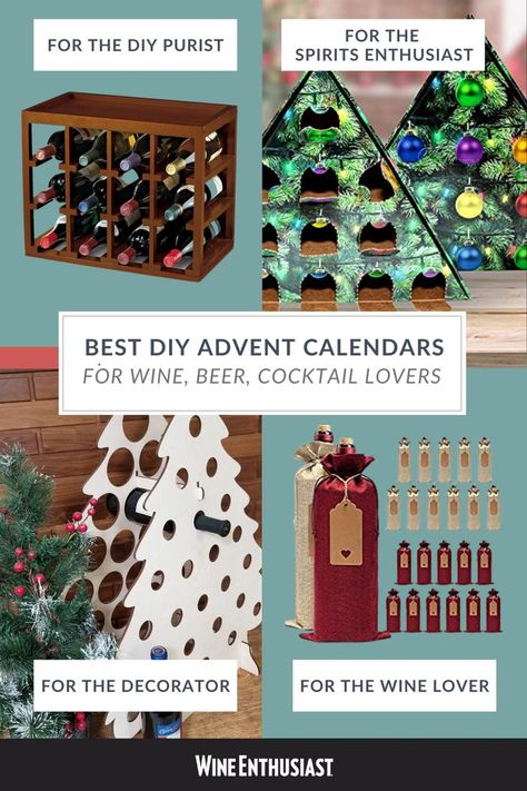 The perfect wine, beer, and cocktail advent calendars for any DIY lover on your list! Beer Advent Calendar, Wine Advent Calendar, Advent Calendar Diy, Beer Cocktail, Diy Beer, Diy Cocktails, Diy Advent Calendar, Advent Calendars, Best Diy