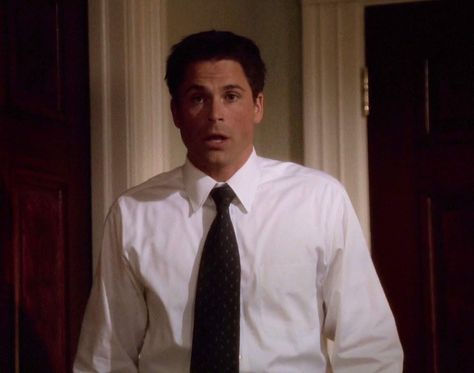 Rob Lowe - The West Wing S1 Rob Lowe West Wing, Tv Head, The West Wing, Rob Lowe, West Wing, Tattoos And Piercings, Detective, True Love, In Love