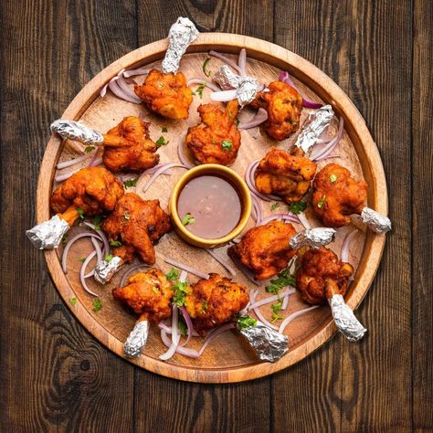 Chicken Lollipop with Tangy Sauce Chicken Lollipop, Chicken Lollipops, Chicken Drumsticks, Garlic Paste, Red Chilli, Tangier, Marinated Chicken, Crispy Chicken, Yum Yum Chicken