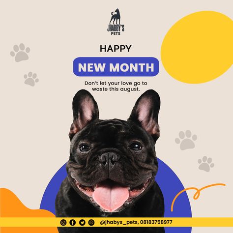 Dog Flyer Design, New Month Flyer Design, New Month Flyer, Flyer Inspiration, Happy New Month, Design Posters, New Month, Graphic Design Posters, Flyer Design