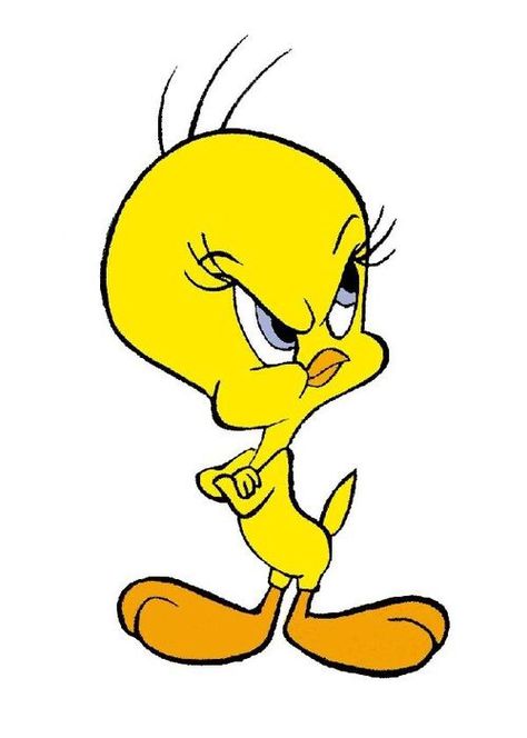 Tweety Twitty Bird Cartoon, Twitty Bird Tattoo, Tweety Aesthetic, Tweety Bird Painting, Tweety Bird Tattoo, Tweety Wallpapers, Tapsi Hapsi, Tweety Cartoon, Tweety Bird Drawing