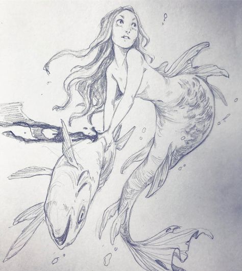 Underwater Hair Drawing Reference, Underwater Drawing Reference, Mermaid Drawing Reference, Mermaid Pose Reference, Mermay Inspiration, Mermaid Poses, Mermay Art, Fish Character, Mermaid Sketch