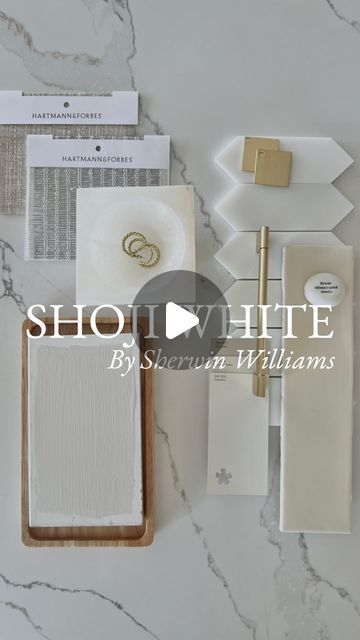 Tara Nelson on Instagram: "Shoji White by Sherwin Williams🤍  Stylish. Versatile. Timeless. Say hello to this soft and warm neutral color that some call creamy white and some call light greige. I just call it fabulous!  If you’ve been following along, you know I love a good creamy white paint and this color by @sherwinwilliams is all that!   This color looks creamy white in full natural light but becomes a lovely creamy gray in a filtered light. It has the slightest green undertone (and I mean slightest)! It plays well with almost every other color from a crisp white (SW Pure White) to a dark moody gray/black (SW Iron Ore).   This paint color is the perfect choice for an open floor plan living spaces, interior trim, and cabinetry. However, it is my personal favorite on exteriors. Shoji Whi Sw 7042 Shoji White, Shoji White Walls And Trim, Shoji White Bathroom, Sw Shoji White Walls, Shoji White Coordinating Colors, Shoji White Sherwin Williams, Sw Iron Ore, Sherwin Williams Shoji White, Sw Pure White