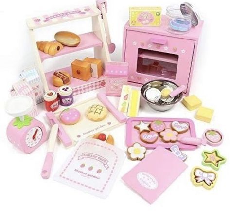 Mother Garden, Hello Kitty Coloring, Kawaii Toys, Bakery Shop, Mini Things, Homemade Cookies, Kid Toys, Preschool Toys, Play Set