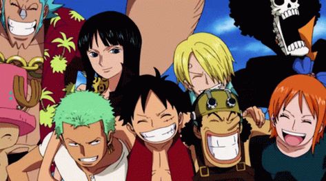 Straw Hat Pirates GIF - Straw Hat Pirates - Discover & Share GIFs Sanji Usopp, Zoro Luffy, One Piece Gif, Tony Chopper, One Piece Crew, Nami One Piece, Zoro One Piece, One Piece Images, One Piece Pictures