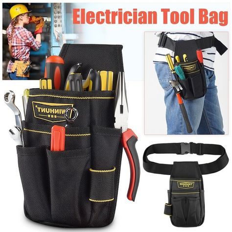 Electrician Tool Pouch, Electrician Tool Bag, Tool Belt Pouch, Belt Storage, Belt Holder, Electrician Tools, Pocket Tool, Tool Bags, Tool Pouch