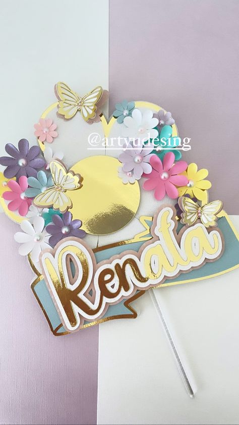 Flower ang butterflies cake topper, Daisy cake topper, daisy boho, custom cake topper, butterfly cake topper, golden decorations, birthday. Butterflies Cake Topper, Cake Topper Butterfly, Daisy Cake Topper, Daisy Cake, Butterfly Cake Topper, Daisy Cakes, Butterfly Cake, Butterfly Cakes, Beautiful Cake