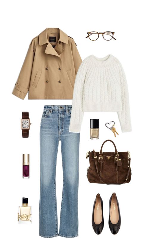 #outfit #autumn #fall #fashion #fits #ootd Saturday Fashion, September Outfits, Blue Mom Jeans, Outfit Autumn, Mom Jeans Outfit, Transition Outfits, Capsule Outfits, Fashion Fits, Fall Fashion Trends