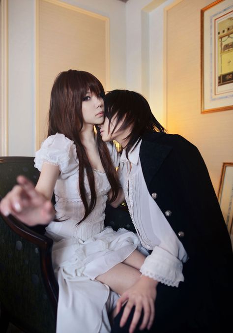 vampire_knight_007eas_by_rieyn Vampire Knight Yuki And Kaname, Yuki Cosplay, Yuki And Kaname, Vampire Knight Cosplay, Vampire Knight Kaname, Vampire Knight Yuki, Knight Cosplay, Vampire Knight, Pastel Pink Aesthetic