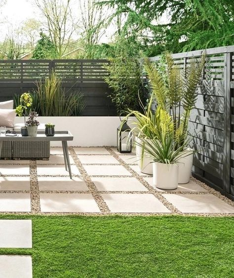 Outdoor Paving, Patio Garden Design, Backyard Remodel, Modern Backyard, Outdoor Gardens Design, Backyard Inspo, Backyard Garden Design, Paver Patio, Backyard Makeover