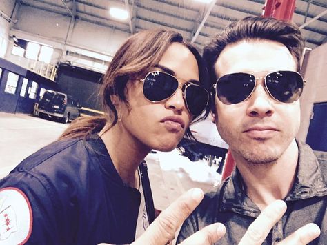 Double dose of Dawson's.. Nothing stronger than family. #chicagofire #chicagopd @monicaraymund #nbc Chicago Fire Gabby, Gabby Dawson, Jon Seda, Chicago Crossover, Monica Raymund, One Chicago, Chicago Justice, Chicago At Night, Chicago Family