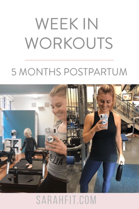 Week In Workouts – 5 Months Postpartum 5 Month Postpartum Workout, Losing Weight Postpartum, Workouts Postpartum, Fitness Postpartum, Postpartum Workout Plan, Motivation To Workout, Postpartum Workouts, Postpartum Workout, Hanging Belly