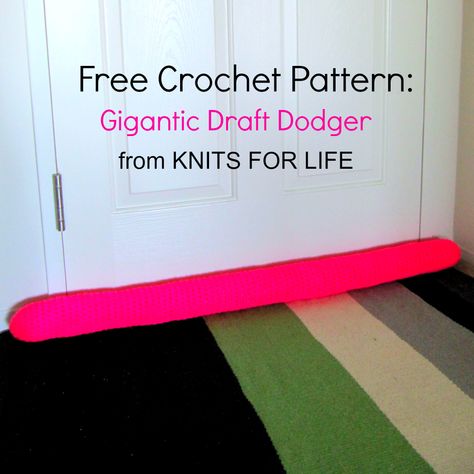 Door Draft Stopper, Door Draught Stopper, Door Draft, Draft Stopper, Crochet Kitchen, Pattern Drafting, Crochet Home, Free Baby Stuff, Line Patterns