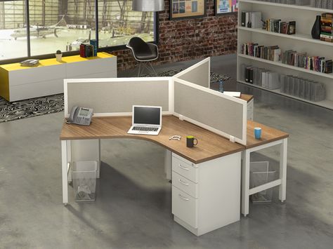 3 person 120 degree desking unit 3 Person Desk Work Stations, 3 Person Office Layout, 3 Desk Office Layout, 3 Person Workstation, Corperate Shared Desk Office, 3 Person Desk, 3 Person Office, 4 Person Workstation, Workstations Office Design