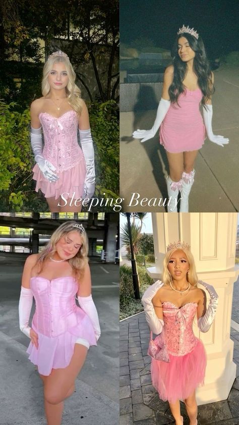 Sleeping Beauty Corset Costume, Aurora Outfits Sleeping Beauty, Sleeping Beauty And Prince Costume, Aurora And Prince Philip Costume, Snow White And Aurora Costume, Halloween Costumes Sleeping Beauty, Sleeping Beauty Costume Ideas, Aurora Corset Costume, Aurora Halloween Costumes Women