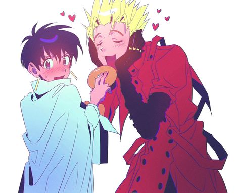 Meryl Stryfe Trigun, Vash X Meryl, Meryl Stryfe, Vash The Stampede, Meta Knight, Comic Games, Geek Out, Drawing Challenge, Cute Gif