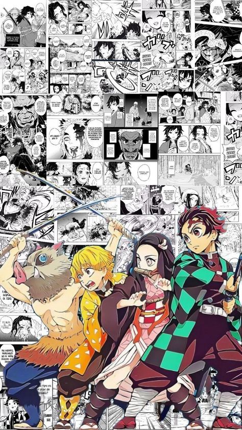 Demon Slayer Manga Poster, Anime Comic Background Wallpapers, Demon Slayer Collage, Pencil Drawing Inspiration, Batman Comic Wallpaper, Deadpool Wallpaper, Cute Website, Diy Birthday Gifts For Friends, Anime Dragon Ball Goku