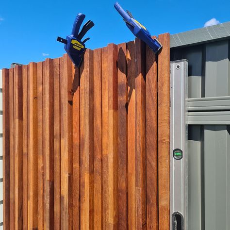 How to add an extension to a Colorbond fence Colorbond Fence, Fence Extension, Bamboo Panels, Privacy And Security, Pine Timber, Steel Deck, Timber Panelling, Fiber Cement, Aging Wood