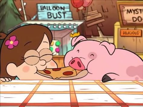 Waddles Wallpaper, Pfps Sanrio, Gravity Falls Poster, Jason Ritter, Fall Pizza, Dee Bradley Baker, Cute Tshirt Designs, Gravity Falls Fan Art, Mabel Pines