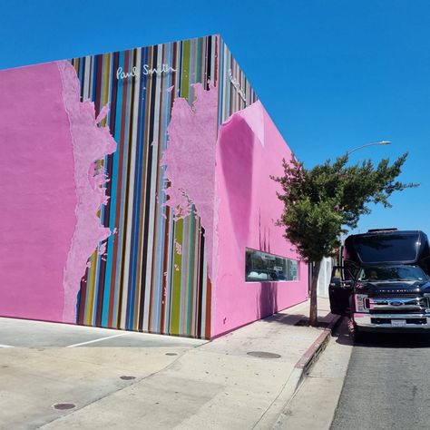 Paul Frank, Pink Walls, Paul Smith, Fair Grounds, Angel, Mural, Architecture, Wall, Pink