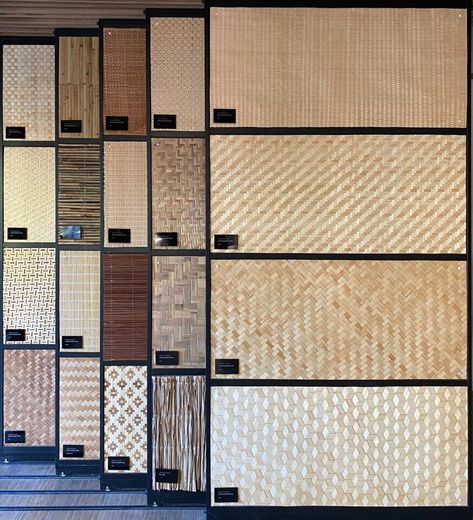 Rattan and Woven Bamboo Panels, Natureed®, Bamboo Poles and Bamboo Rod Screens < Certified Products | Global GreenTag - globally recognised certification Rattan Wall Panel, Bamboo Sliding Door Panels, Bamboo Shade Structure, Bamboo Mat Ceiling, Bamboo Wall Covering, Hanging Room Dividers Bamboo, Bamboo Panels Forest, Ceiling Covering, Bamboo Panels