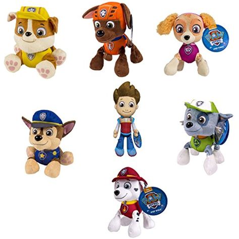 PAW PATROL PLUSH PUP PALS , COMPLETE SET OF ALL 7 - RYDER ZUMA SKYE RUBBLE ROCKY MARSHALL CHASE by Ayannas Wholesale ** You can find more details by visiting the image link. (This is an affiliate link) #StuffedAnimalsPlushToys Paw Patrol Stuffed Animals, Paw Patrol Plush, Best Christmas Toys, Paw Patrol Characters, Paw Patrol Pups, Paw Patrol Birthday Party, Paw Patrol Nickelodeon, Paw Patrol Party, Paw Patrol Birthday