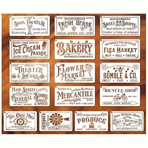 Stencils For Wood Burning, Wood Burning Projects, Farmhouse Stencils, French Stencil, Farm Vintage, Craft Stencils, Wall Fabric, Paint Stencils, Stencil Vinyl