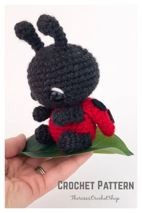 Lulu the Ladybug Amigurumi Crochet Pattern Ladybird Amigurumi Free Pattern, Crochet Pattern Ladybug, Crochet Ladybird Pattern Free, Ladybird Crochet Pattern Free, Miraculous Ladybug Crochet Pattern Free, Ladybug Free Crochet Pattern, Red Crochet Pattern, Ladybug Amigurumi Free Pattern, Crochet Ladybug Pattern Free Amigurumi