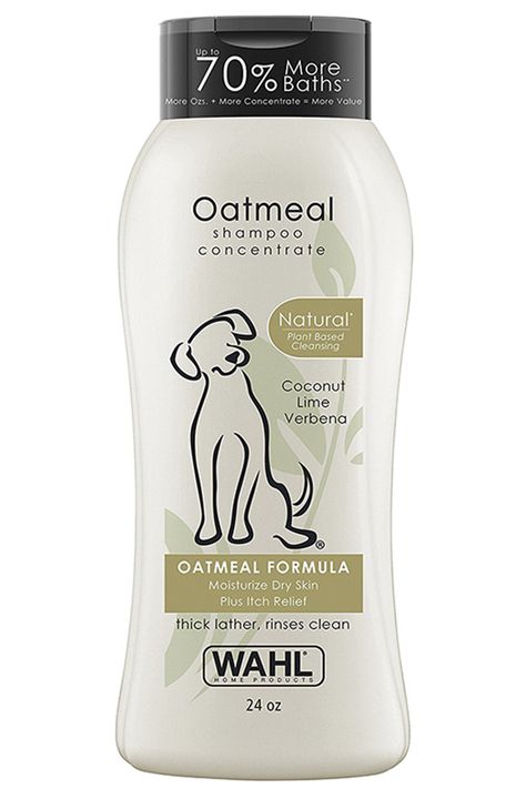 Wahl Natural Pet Shampoo — Oatmeal Formula Itch Relief Skin, Best Dog Shampoo, Puppy Shampoo, Oatmeal Dog Shampoo, Flea Shampoo, Cat Shampoo, Pet Smell, Fruit Scent, Dog Grooming Supplies