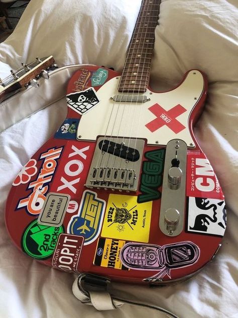 Conan Gray Guitar, Guitar Png, Marla Singer, Electric Guitar Design, Guitar Obsession, Cool Electric Guitars, The White Stripes, I'm With The Band, Guitar Art