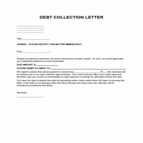 50+ Official Collection Letter Templates & Examples - Besty Templates Debt Collection Letters, Formal Letter Template, Free Cover Letter Templates, Credit Repair Letters, Simple Cover Letter, A Formal Letter, Professional Cover Letter, Letter Template Word, Letter Templates Free