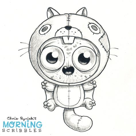 Morning Scribbles Morning Scribbles, Chris Ryniak, Cute Monsters Drawings, Doodle Monster, Monster Drawing, Cartoon Monsters, Cute Monsters, Christmas 2016, Drawing Artist