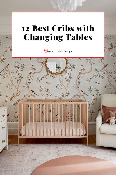 Combining two of the most essential pieces of nursery furniture, cribs with built-in changing tables are an excellent multifunctional, multipurpose piece of furniture. Check out our favorite picks now! Cribs With Changing Table, Cribs That Convert To Beds, Crib And Changing Table Combo, Crib With Changing Table, Matching Dressers, Grey Crib, Changing Table Pad, Best Crib, Big Kid Bed