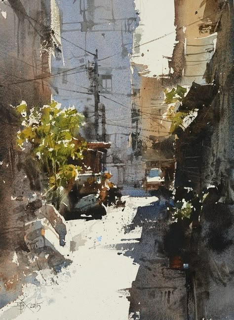 Chien Chung Wei, Thomas Schaller, Master Watercolor, Watercolor City, Watercolor Architecture, Watercolour Inspiration, 수채화 그림, Watercolor Landscape Paintings, Watercolor Artists