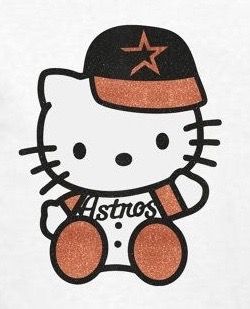 Hello Kitty Houston Astros, Houston Astros Logo Wallpaper, Houston Astros Logo Svg, Astros Svg, Baseball Aesthetic, Class 2023, Kitty Girl, Astros Baseball, Kindergarten Class