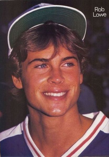 Rob Lowe 80s, Young Rob Lowe, Sodapop Curtis, Brian Warner, 80s Boys, 80s Actors, 90s Boys, 80s Men, Rob Lowe