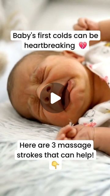 Crystal Miles on Instagram: "Natural cold relief for babies 👇

Baby colds can feel heartbreaking 💔 when all you want to do is take it away and help them feel better! It's no fun for either of you when feeding and sleeping are a struggle due to congestion and coughs.

Here are some simple strokes to try that have been shown to:

✅️ Stimilate the respiratory system
✅️ Ease nasal congestion 
✅️ Reduce coughing 
✅️ Shift mucus off the chest 
✅️ Regulate temperature 
✅️ Relax baby (and parents!) 

🌟 Chest massage - place both hands at the centre of the chest, stroke out to the sides, and then follow the rib cage down and back up through the centre of the chest to the starting point. 
🌟 Face - place thumbs on either side of the nose and stroke upwards towards the bridge. Change direction str Baby Colds, Mucus Relief, Massage Place, The Respiratory System, Cold Relief, Kid Hacks, Nasal Congestion, Baby Massage, Respiratory System