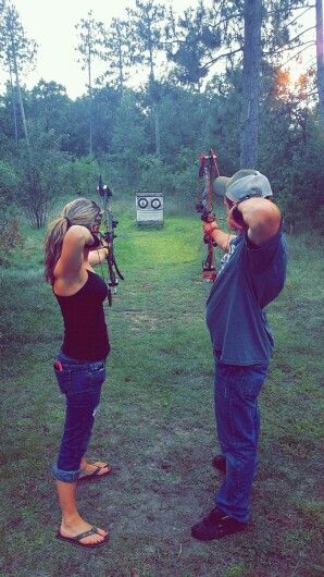 Couple photography. Bow season , hunting relationship. Hunting With Boyfriend, Hunting Relationship Goals, Hunting Date, Boyfriend And Girlfriend Hunting Pictures, Women Bow Hunting, Hunting Besties, Couple Hunting, Hunting Couples, Snowmobile Humor