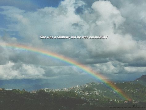 Rainbow quote #mizoram #rainbow #quote #aesthetic Rainbow Quotes Inspirational Short, Rainbow Captions Instagram Story, Mizoram Aesthetic, Rainbow Quotes Instagram, Rainbow Aesthetic Quotes, Rainbow Captions, Rainbow Story, Cloud Quotes, Clouds Wallpaper Iphone