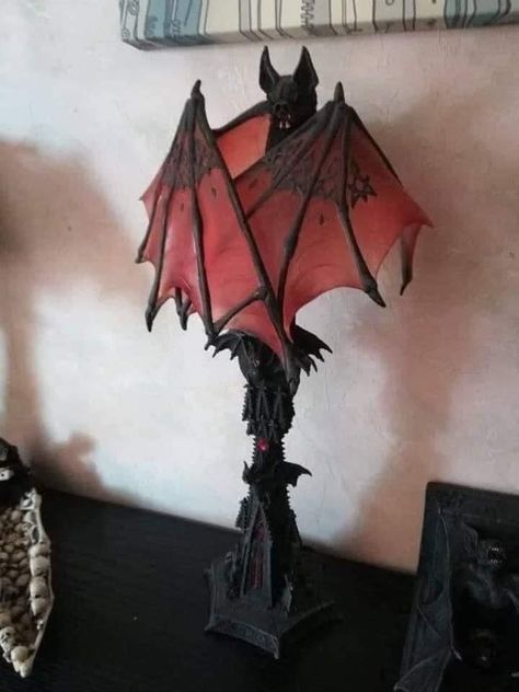 Dark Loft, Vampire Room, Gothic Lamp, Goth Houses, Gothic Decor Bedroom, Goth Bedroom, Gothic Bedroom, Dark Decor, Gothic Furniture