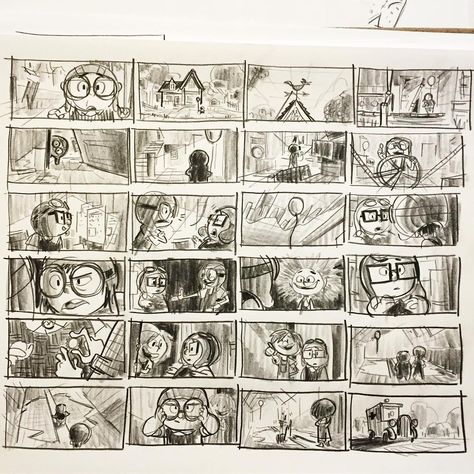 storyboard artist at illumination entertainment & filipino Inside Out Storyboard, Storyboard Tips, Disney Storyboard, Page Drawing, Miyazaki Storyboard, Finding Nemo Storyboard, Pixar Concept Art, Ghibli Storyboard, Story Boarding