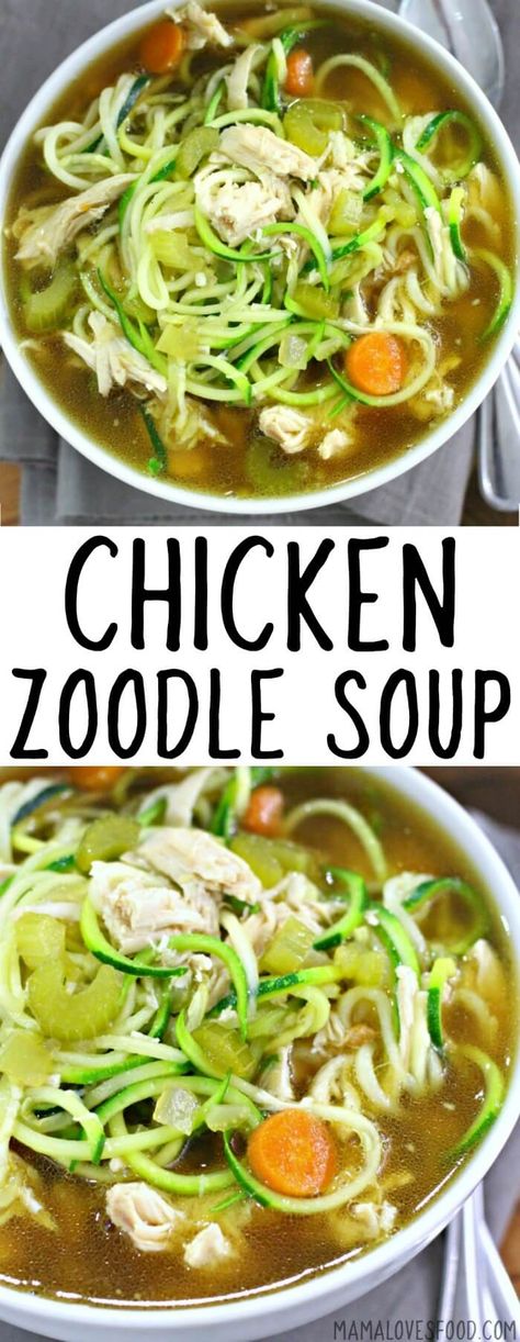 Chicken Zoodles, Soup Recipes Crockpot, Zoodle Soup, Chicken Zoodle, Cooking Zoodles, Chicken Zoodle Soup, Soup Paleo, Soup Curry, Recipes Crockpot Healthy