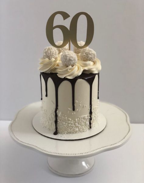 60 Year Birthday Cake, 60 Year Old Birthday Cake, 60 Years Birthday Cake, Chocolate Drip Cake Birthday, Cake With Chocolate Drip, Birthday Cake For Mum, Bd Cake, Mouse Images, Chocolate Drip Cake