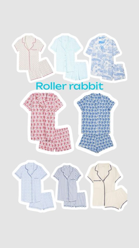 Roller Rabbit Pjs, Cute Pijamas, Preppy Birthday Gifts, Sleepover Essentials, Iphone Wallpaper Preppy, Teen Christmas Gifts, Cute Birthday Ideas, Cute Pjs, Sleepover Things To Do