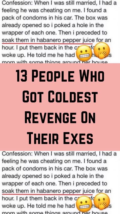 13 People Who Got Coldest Revenge On Their Exes Get Over Ex Tips, How To Get Revenge On Your Ex Boyfriend, When Your Ex Moves On Fast, Crazy Ex Wife, How To Get Revenge, Crazy Ex Girlfriend Memes, Crazy Ex Wife Memes, Wife Humor, Ex Boyfriend