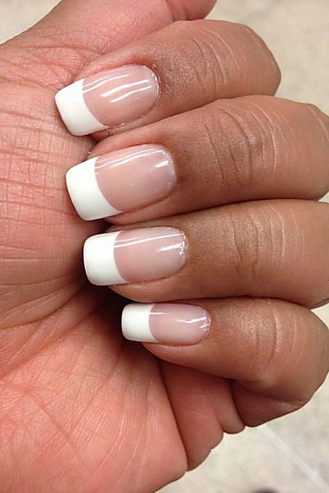 Summer French Nails 2023: Classic and Chic Designs for a Sophisticated Season 85 Ideas French Manicure On Natural Nails, Manicure On Natural Nails, Summer French Nails, French Manicure Acrylic Nails, French Manicure Nail Designs, Gel Nails French, Gel French Manicure, French Manicure Designs, Manicure Nail Designs