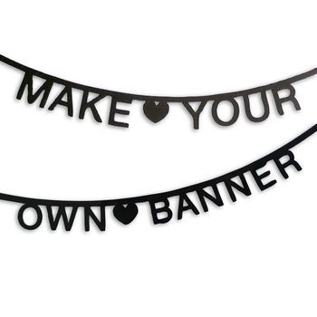 Make Your Own Phrase Garland 127 Pcs Black Modern Toddler Room, Shared Kids Rooms, Kids Dream Room, Make Your Own Banner, Adairs Kids, Banner Black, Black Banner, Ikea Ribba Frames, Party Bunting