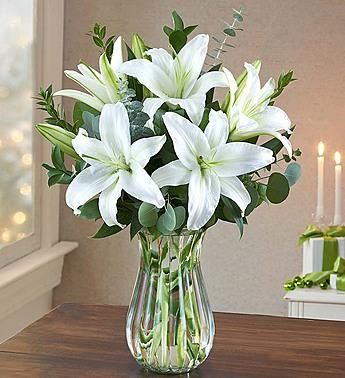 White Lily Bouquet, White Arrangement, Lily Bridal Bouquet, Dandelion Wallpaper, Calla Lily Bouquet, Lilly Flower, Lily Bouquet, Flower Vase Arrangements, Memorial Flowers